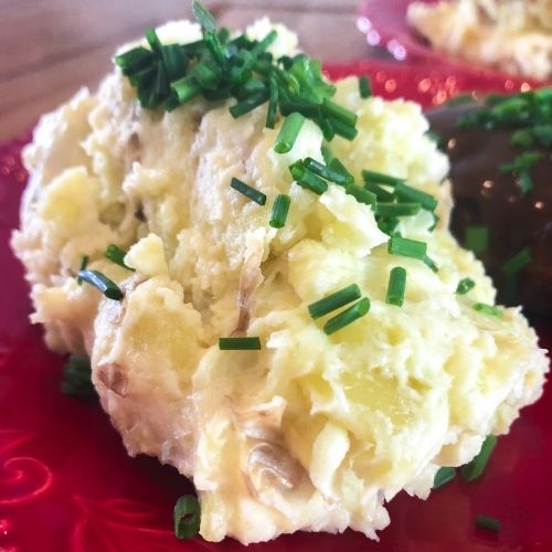 Garlic Mashed Potatoes for Two