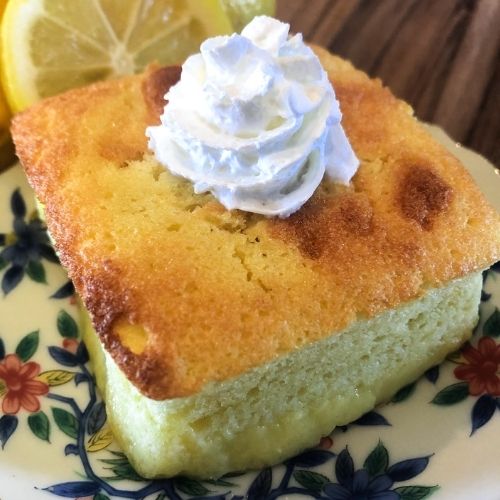 Lemon Surprise Cake (Perfect for Two)