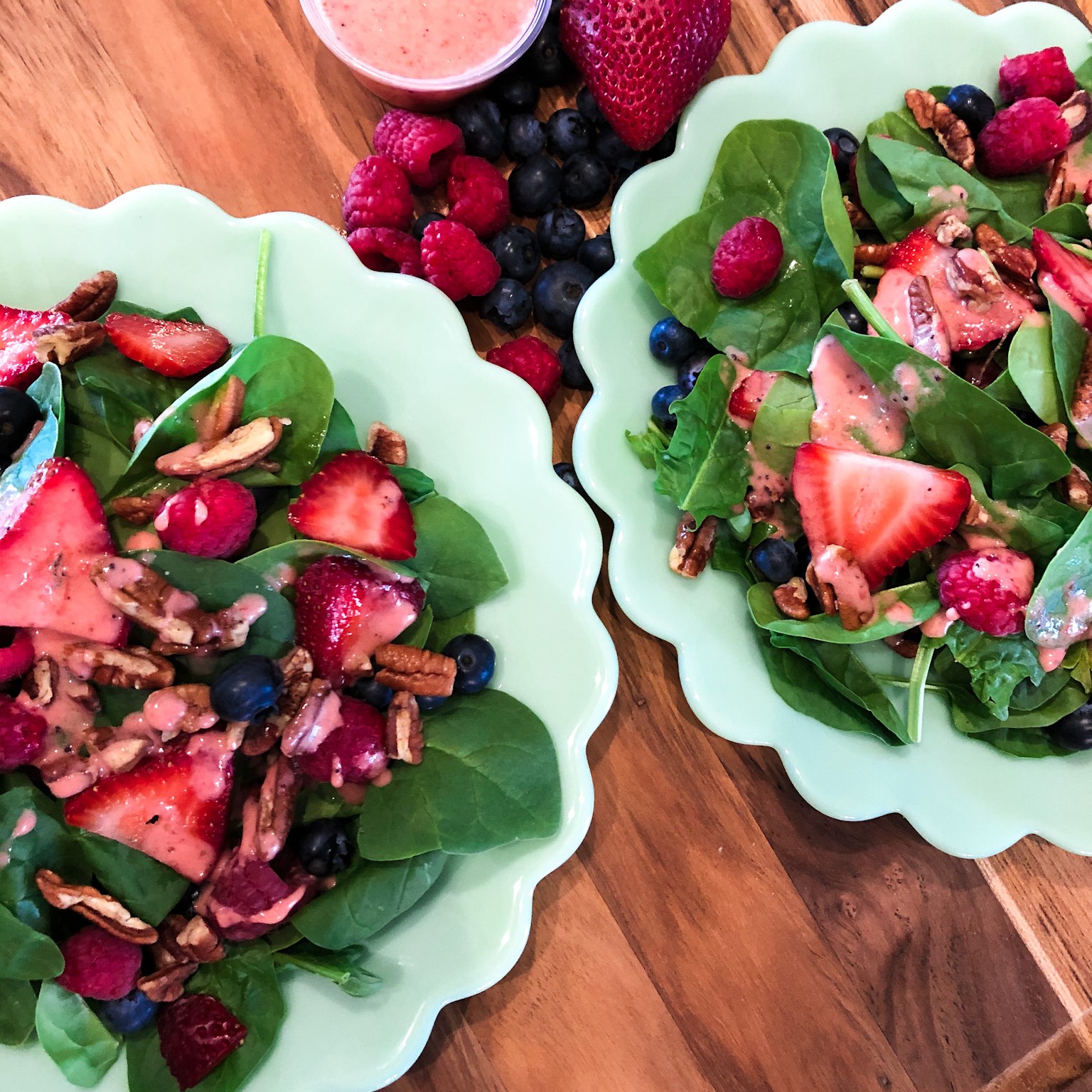 Berry Spinach Salad (Perfect for Two)